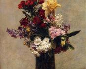 Spring Flowers - 亨利·方丹·拉图尔